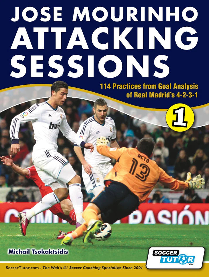 José Mourinho Attacking Sessions - 114 Practices from Goal Analysis of Real Madrid’s 4-2-3-1 - Michail Tsokaktsidis